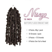 Butterfly Locs Crochet Hair Distressed Locs Crochet Hair Most Natural Messy Faux Locs
